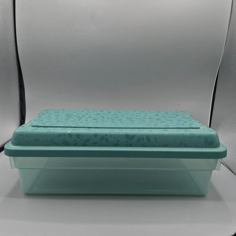 Vintage Rubbermaid Green 0286 High Top‎ Storage Box